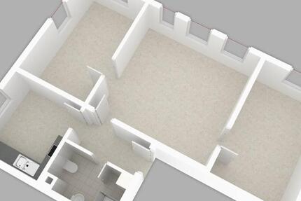 Wohnung Bad Langensalza - 3 Zimmer, 59 m&sup2;, 402&euro; | Angebot:26535271