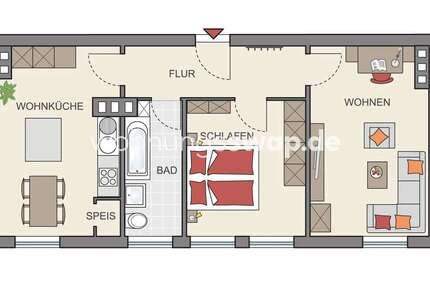 Wohnung Au-Haidhausen Haidhausen - 2 Zimmer, 60 m&sup2;, 950&euro; | Angebot:26133874