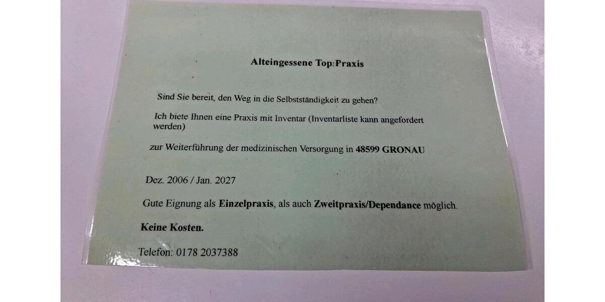 Gewerbeobjekt Gronau (Westfahlen) - 100&euro; | Angebot:24804368