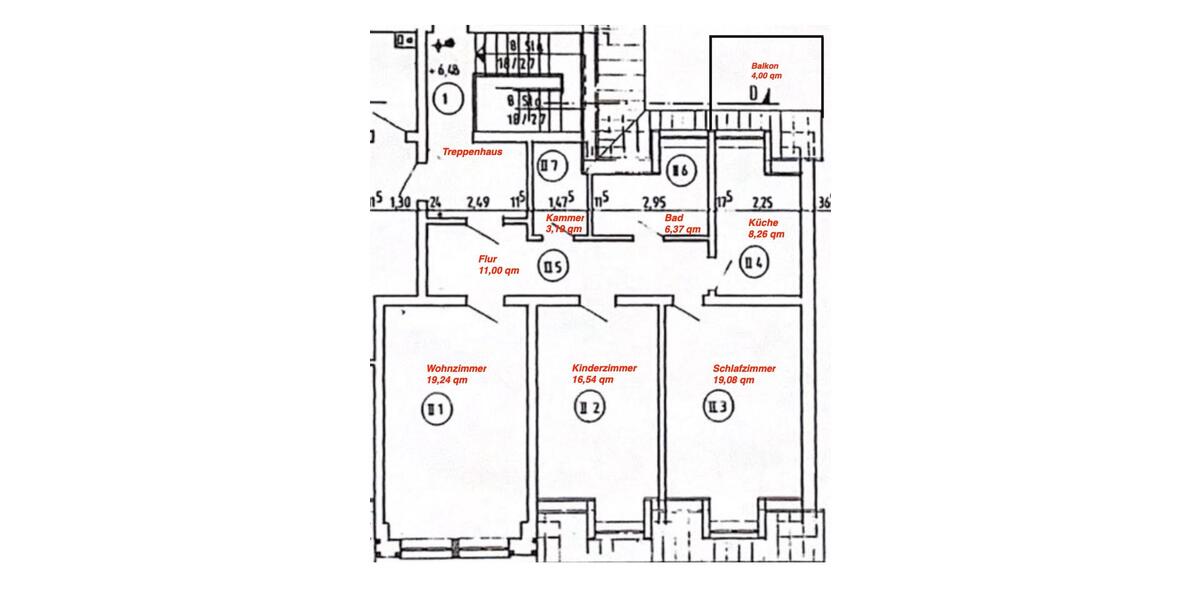 Dachgeschoßwohnung Sangerhausen - 3 Zimmer, 86 m&sup2;, 600&euro; | Angebot:26656969