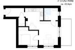 Etagenwohnung Olpe - 2 Zimmer, 37 m&sup2;, 511&euro; | Angebot:26148536
