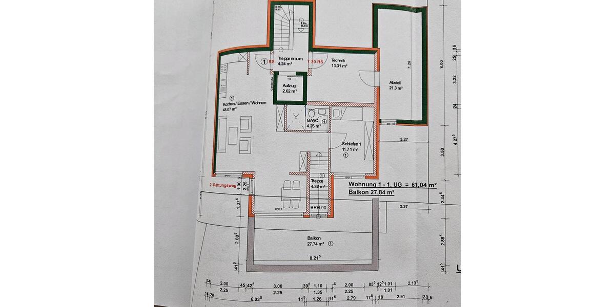 Terrassenwohnung Mettlach - 3 Zimmer, 75 m&sup2;, 1.195&euro; | Angebot:26556724