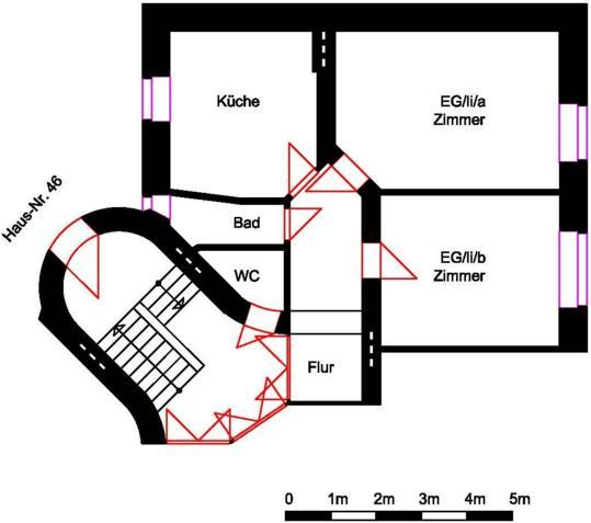 Etagenwohnung Nordhausen - 1 Zimmer, 17 m&sup2;, 285&euro; | Angebot:26563039