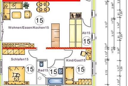 Wohnung Preußisch Oldendorf - 3.5 Zimmer, 94 m&sup2;, 900&euro; | Angebot:25047305