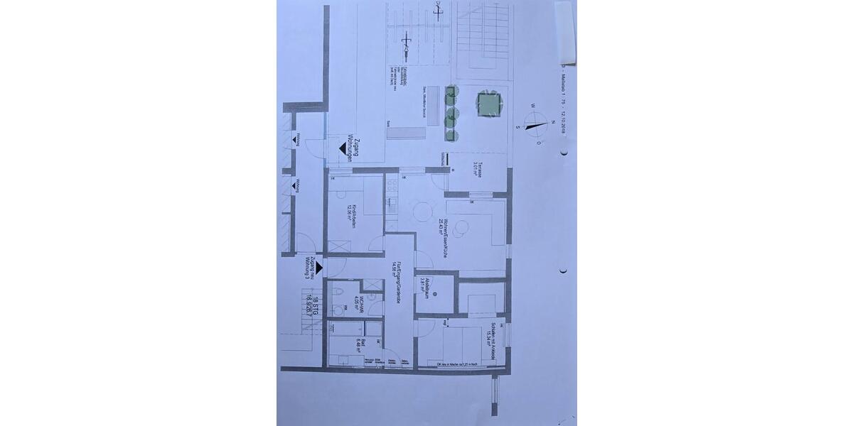 Terrassenwohnung Heidenheim an der Brenz - 3 Zimmer, 83 m&sup2;, 790&euro; | Angebot:26574152