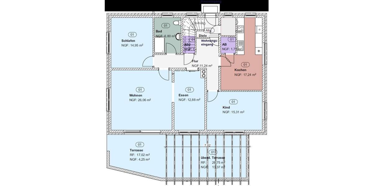 Erdgeschoßwohnung Wurster Nordseeküste - 4 Zimmer, 118 m&sup2;, 1.150&euro; | Angebot:24687888