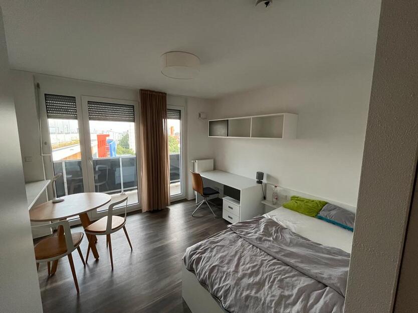 Möbliertes Apartment mit Balkon im i Live Ingolstadt – ab 01.08.