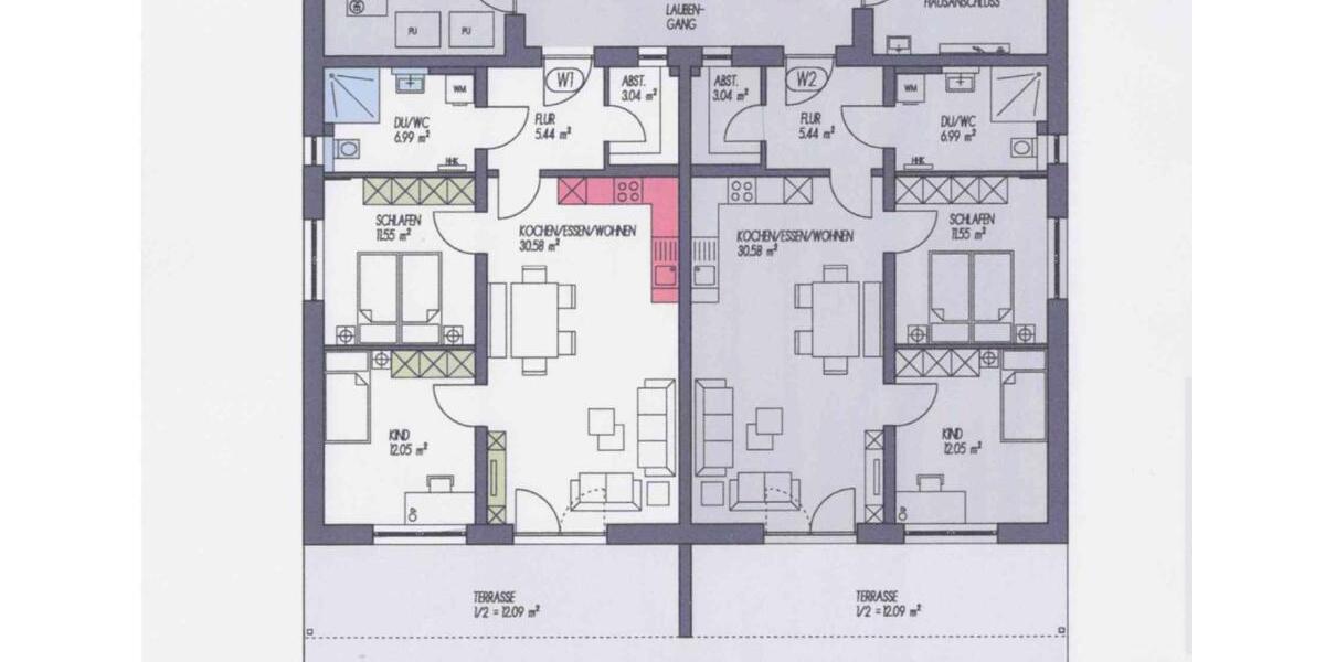 Erdgeschoßwohnung Schwandorf - 3 Zimmer, 82 m&sup2;, 1.060&euro; | Angebot:25764417