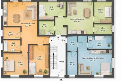 Wohnung Luhden - 1 Zimmer, 44 m&sup2;, 299&euro; | Angebot:27219599