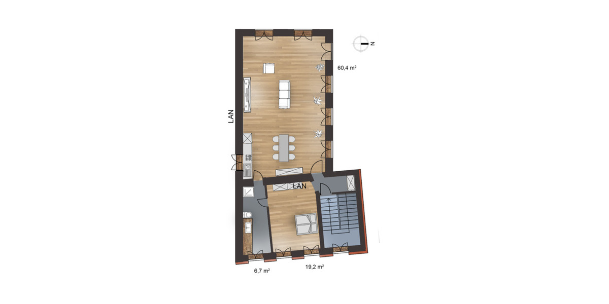 Loft - Studio - Atelier Fürstenberg/Havel Havel - 1 Zimmer, 87 m&sup2;, 1.108&euro; | Angebot:24708325