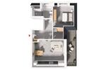 Dachgeschoßwohnung Lotte - 2 Zimmer, 68 m&sup2;, 1.089&euro; | Angebot:24247076
