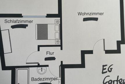 Wohnung Baesweiler - 2 Zimmer, 34 m&sup2;, 300&euro; | Angebot:26413925