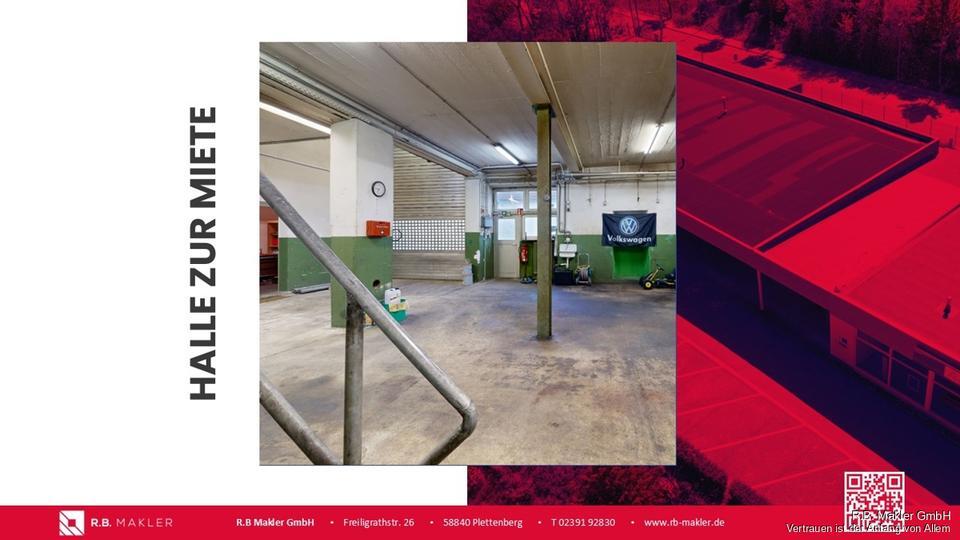 R.B. Makler: Gewerbehalle auf 2 Etagen mit ca. 560 m²