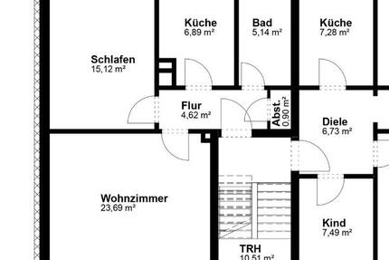 Sanierte 2-Zimmer Wohnung KB 2 zimmer