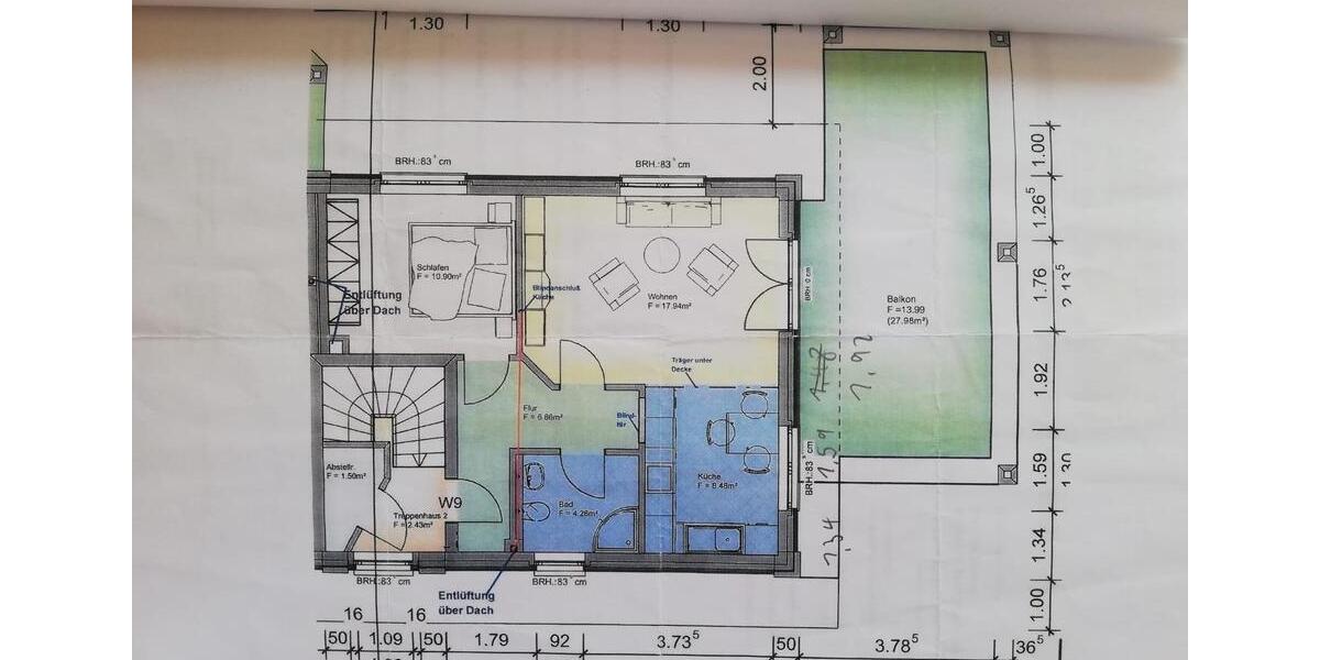 Etagenwohnung Westerstede - 2 Zimmer, 62 m&sup2;, 620&euro; | Angebot:26483389