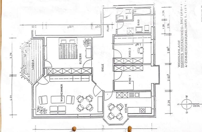 4-Zimmer-Wohnung in Burgdorf zimmer
