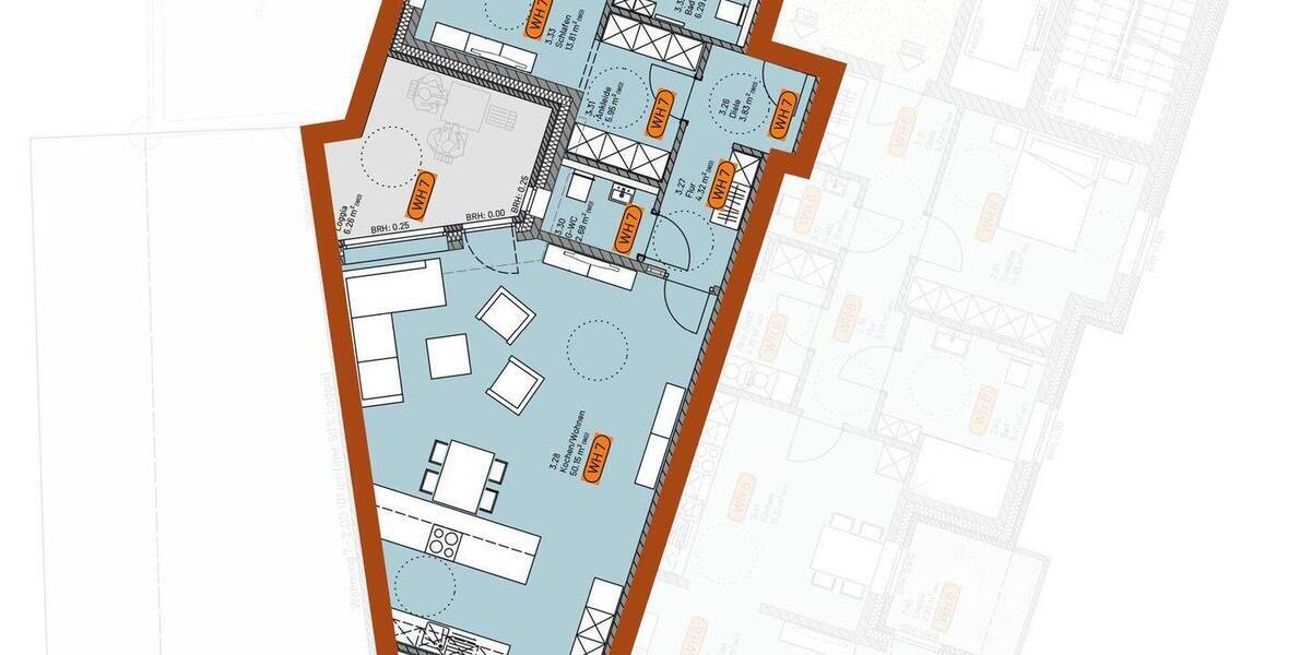 Etagenwohnung Haren - 2 Zimmer, 104 m&sup2;, 1.300&euro; | Angebot:26388759