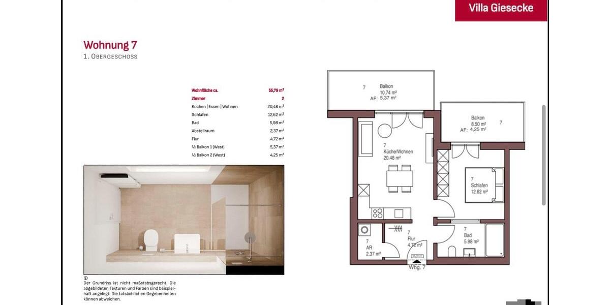 Etagenwohnung Tirschenreuth - 2 Zimmer, 56 m&sup2;, 650&euro; | Angebot:26604789
