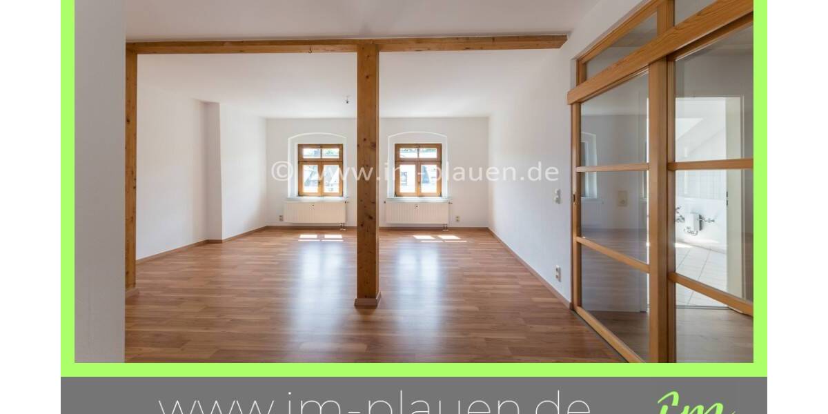 Etagenwohnung Plauen Ostvorstadt - 3 Zimmer, 77 m&sup2;, 440&euro; | Angebot:26704082