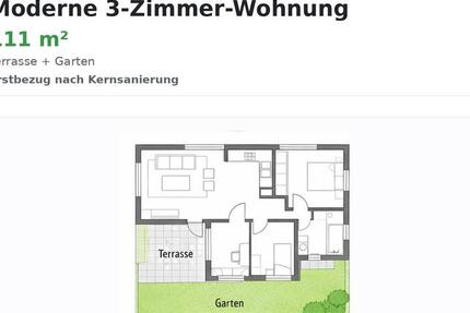 Wohnung Kämpfelbach - 3 Zimmer, 111 m&sup2;, 1.300&euro; | Angebot:25632687