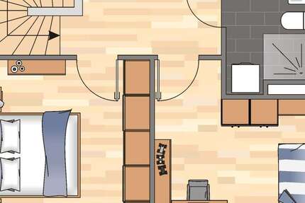 Wohnung Bocholt Feldmark - 3 Zimmer, 75 m&sup2;, 390&euro; | Angebot:27235770