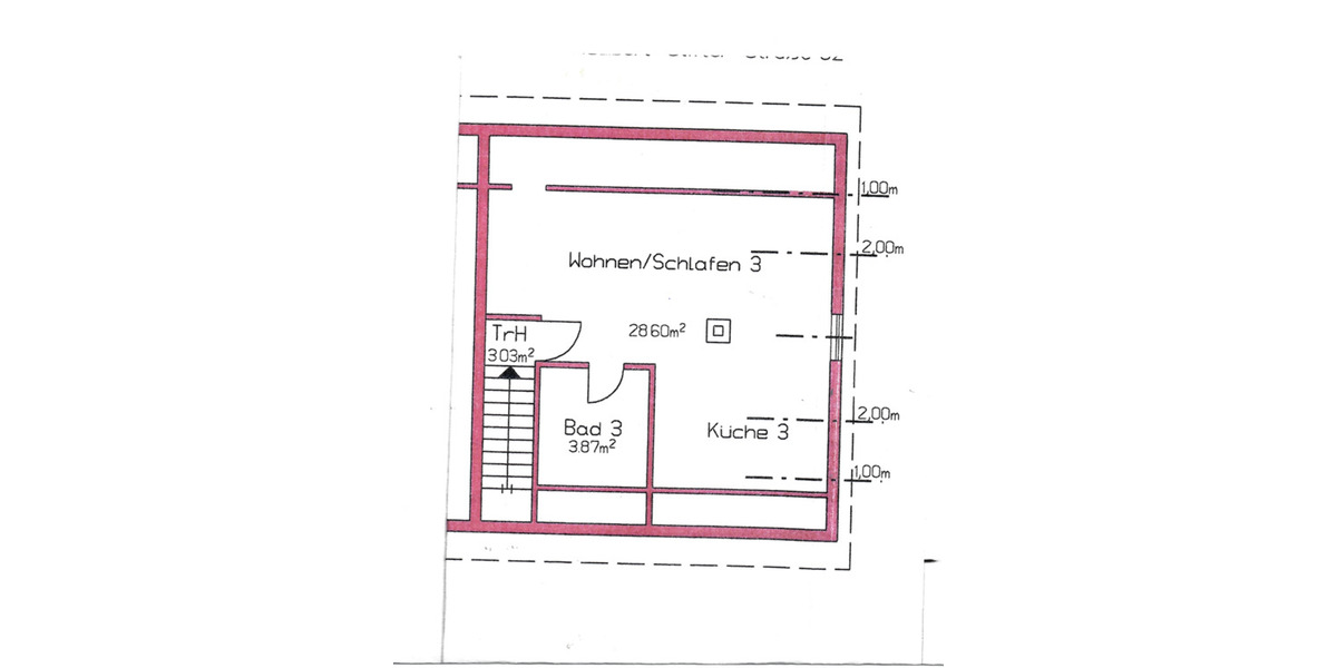 Dachgeschoßwohnung Calw - 1.5 Zimmer, 33 m&sup2;, 600&euro; | Angebot:23906772