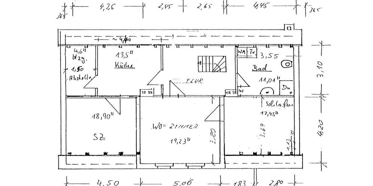 Dachgeschoßwohnung Nienburg (Saale) - 3 Zimmer, 89 m&sup2;, 590&euro; | Angebot:26325715