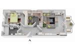 Erdgeschoßwohnung Waldsassen - 2 Zimmer, 57 m&sup2;, 475&euro; | Angebot:26537144