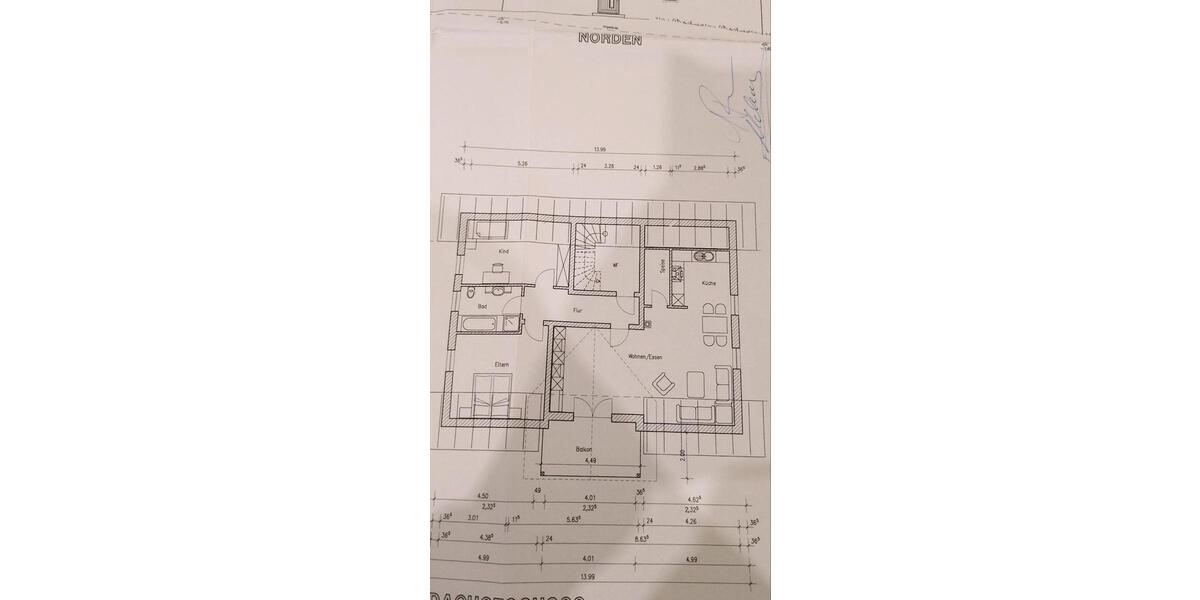Dachgeschoßwohnung Traitsching - 3 Zimmer, 111 m&sup2;, 800&euro; | Angebot:25343921