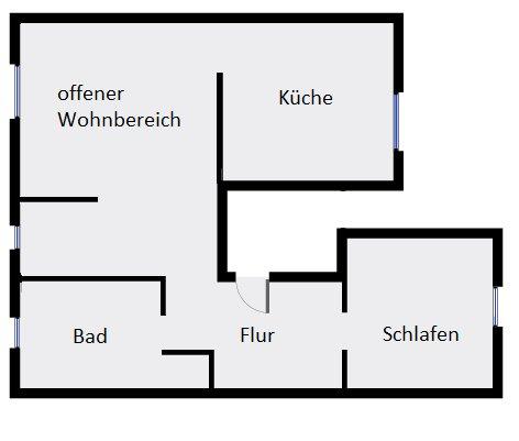 Dachgeschoßwohnung Rathenow - 2 Zimmer, 97 m&sup2;, 760&euro; | Angebot:26163984
