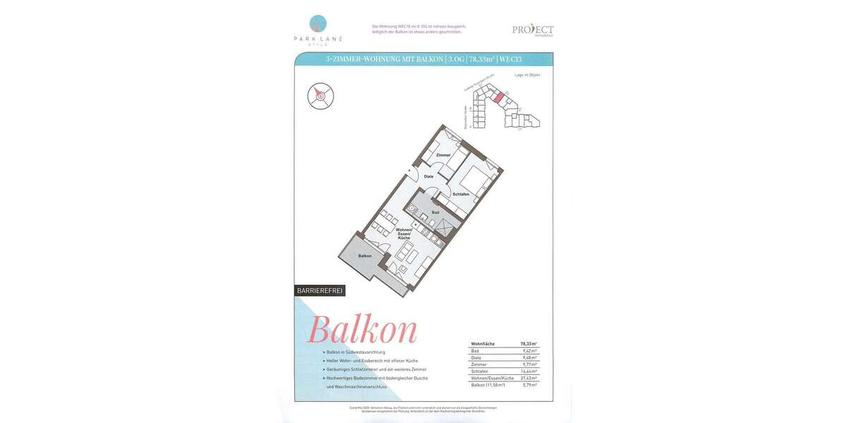 Etagenwohnung Nürnberg Rennweg - 3 Zimmer, 78 m&sup2;, 1.310&euro; | Angebot:26100175