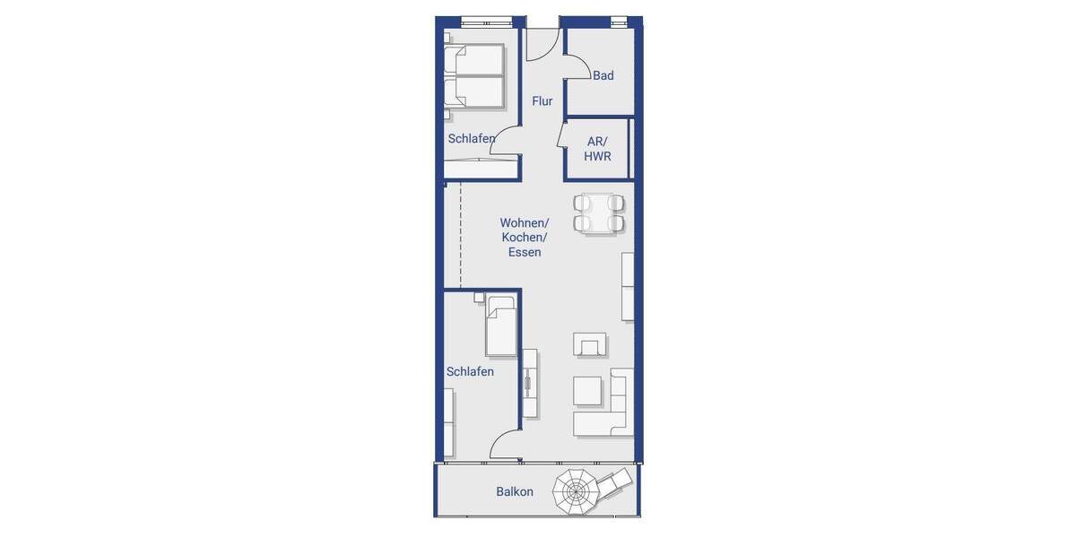 Etagenwohnung Schkeuditz Altscherbitz - 3 Zimmer, 71 m&sup2;, 790&euro; | Angebot:25735037