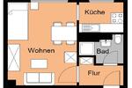 Etagenwohnung Oschersleben (Bode) - 1 Zimmer, 25 m&sup2;, 181&euro; | Angebot:25181957