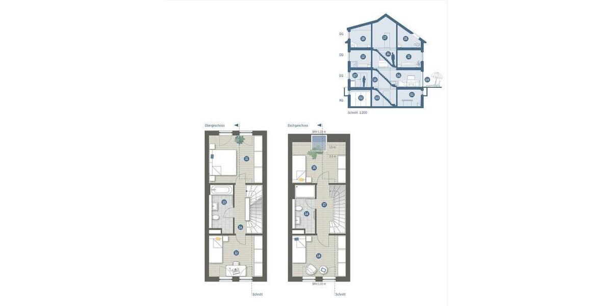 Reihenendhaus I 5-Zimmer mit EBK I Erstbezug I POSTHOF GRANSEE® I 2.03 5 zimmer