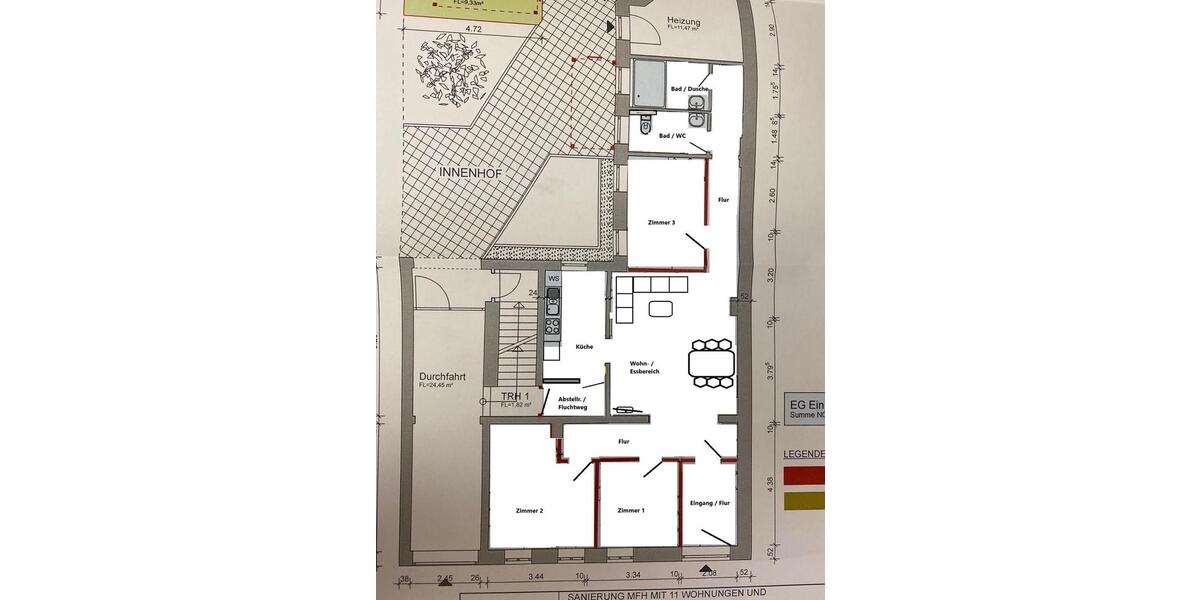 Wohnen auf Zeit Magdeburg Leipziger Straße - 4 Zimmer, 110 m&sup2;, 550&euro; | Angebot:25842240