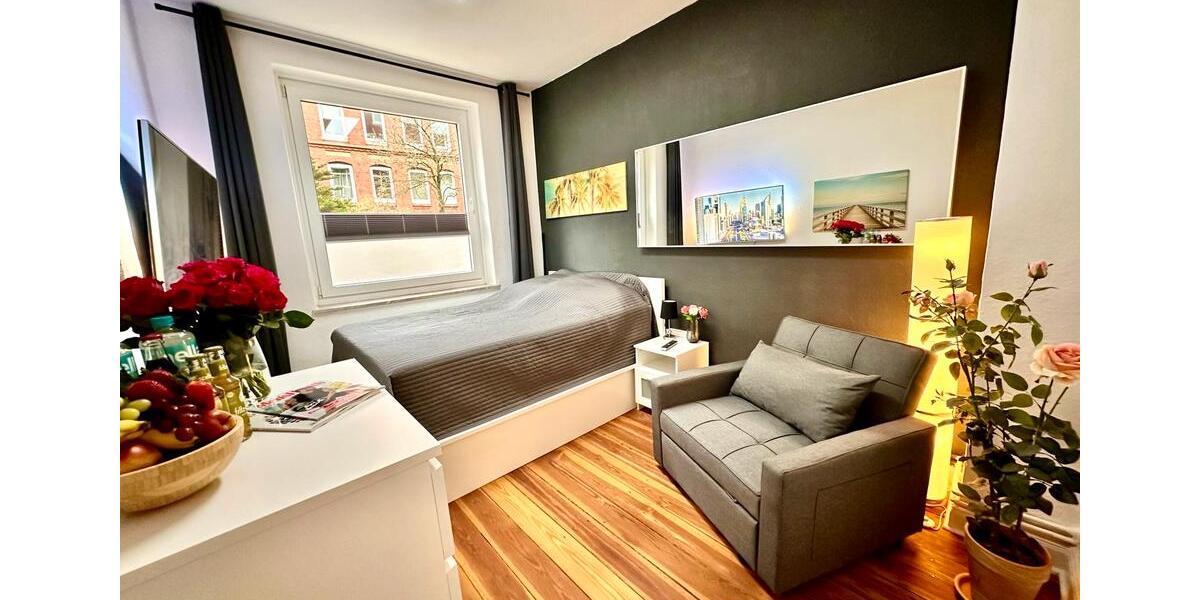 Erdgeschoßwohnung Kiel Südfriedhof - 1 Zimmer, 28 m&sup2;, 1.500&euro; | Angebot:25753899