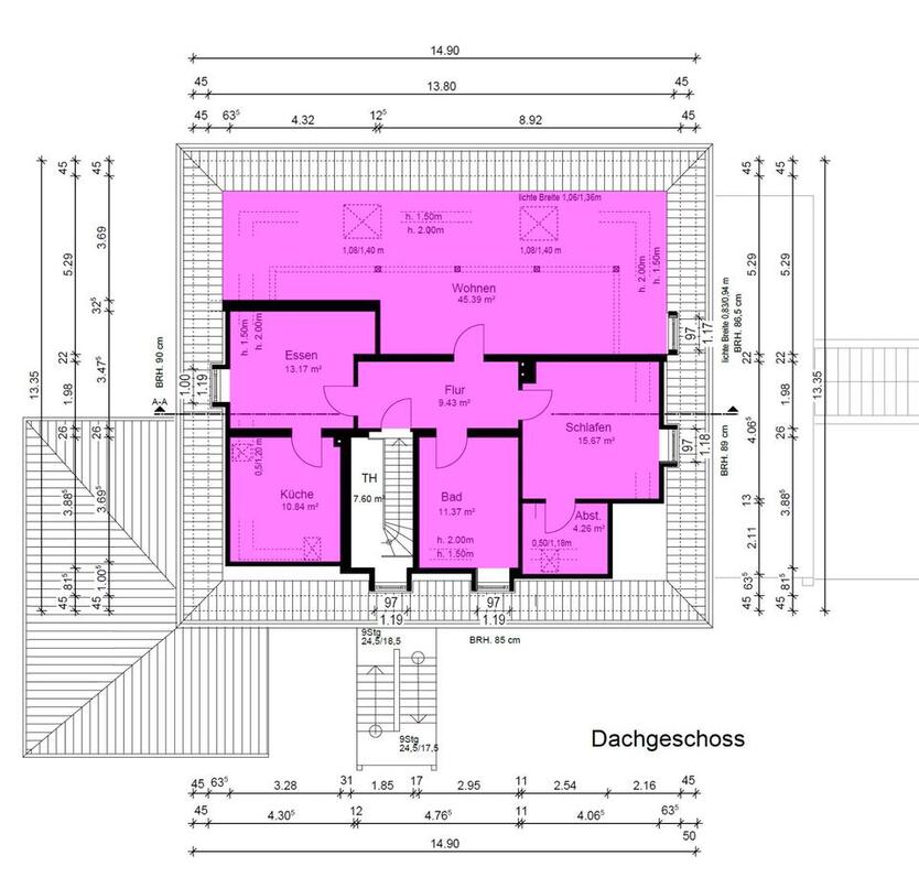 Exklusive 3-Zimmer DG-Wohnung in stilvoller Jugendstilvilla