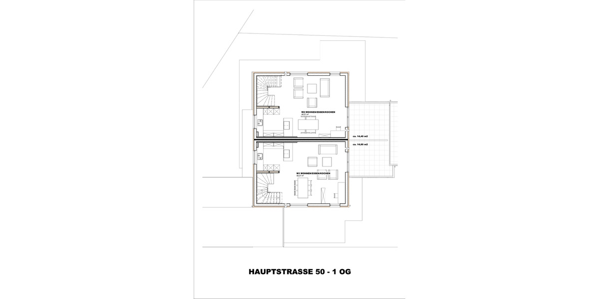 Doppelhaushälfte Haibach - 4 Zimmer, 119 m&sup2;, 1.700&euro; | Angebot:24355674