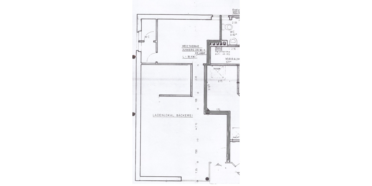 Ladenlokal Jungferntal zimmer
