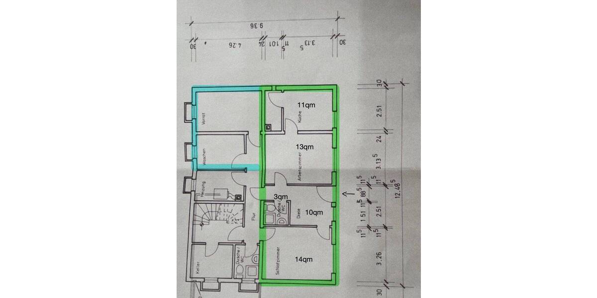 Etagenwohnung Baden-Baden-Oberbeuern Oberbeuern - 2 Zimmer, 52 m&sup2;, 600&euro; | Angebot:26805124