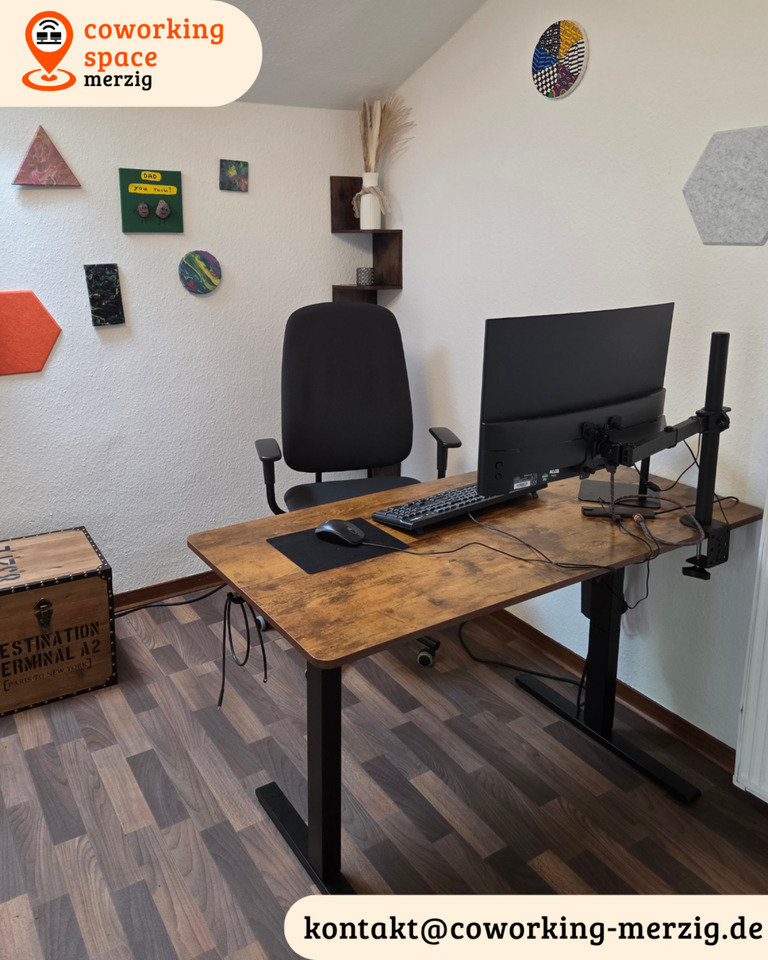 Coworking Arbeitsplatz, Büro, Meetingraum, Geschäftsadresse