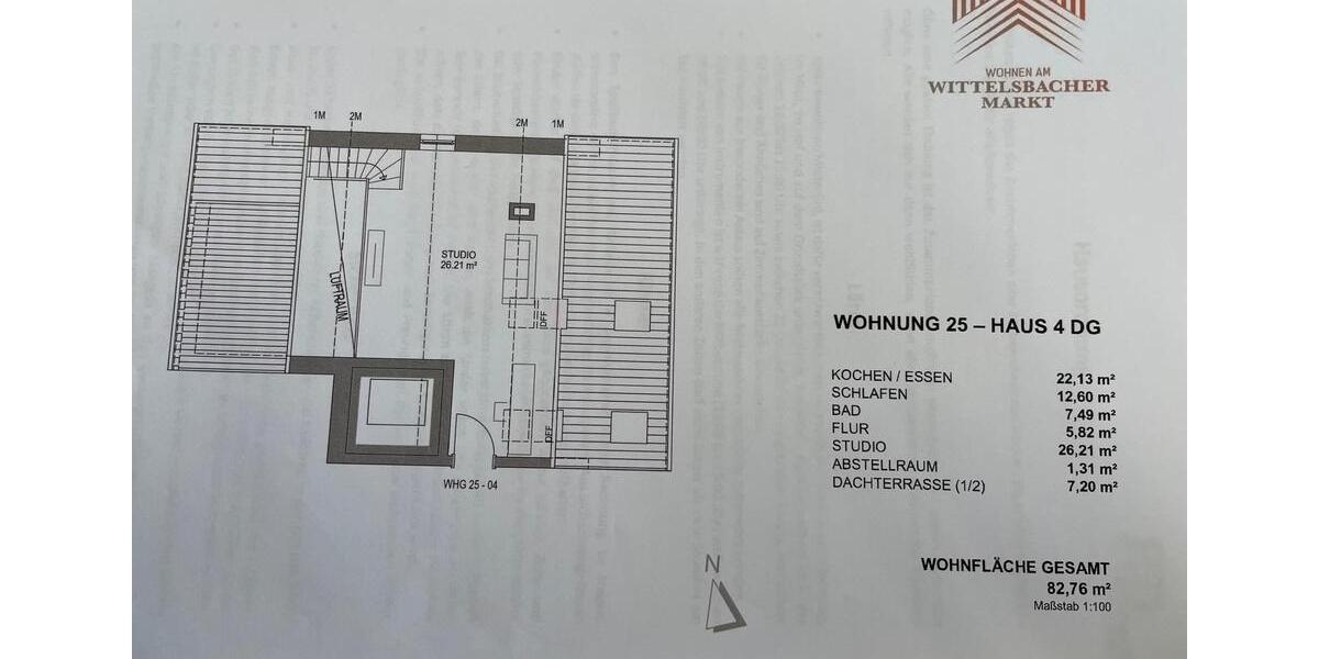Maisonettenwohnung Langquaid - 3 Zimmer, 83 m&sup2;, 850&euro; | Angebot:24893460
