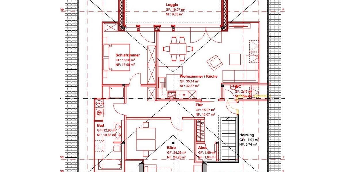 Einfamilienhaus Warendorf - 3 Zimmer, 117 m&sup2;, 1.170&euro; | Angebot:26699044