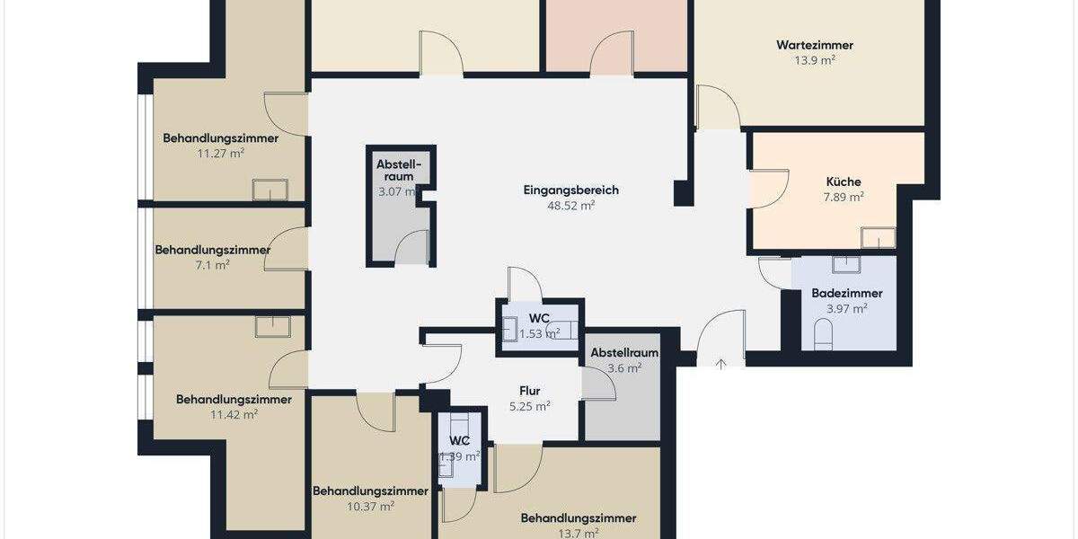 Gewerbeobjekt Nittendorf - 9 Zimmer, 169 m&sup2;, 1.495&euro; | Angebot:24740252
