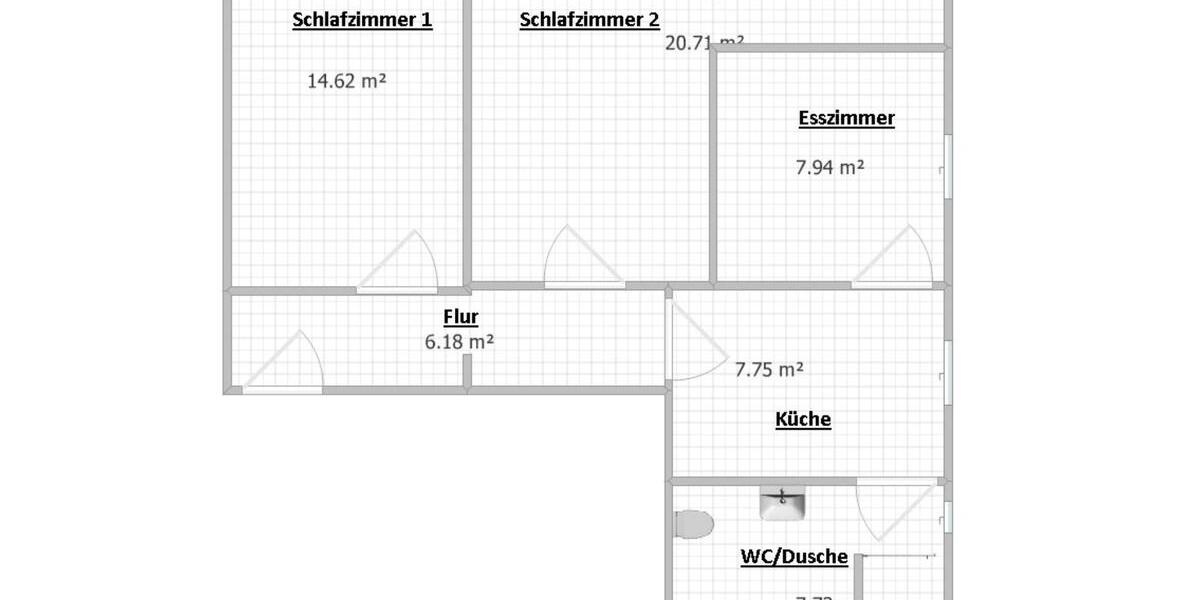 Etagenwohnung Simmern/Hunsrück Hunsrück - 2 Zimmer, 60 m&sup2;, 649&euro; | Angebot:25717760