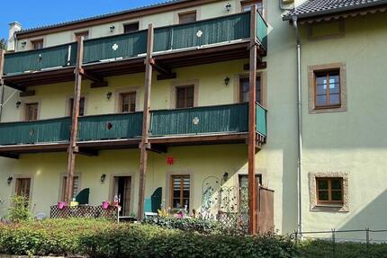 Helle 1-Raum-Wohnung mit Balkon & Fahrstuhl in ruhiger Lage von Meißen 1 zimmer