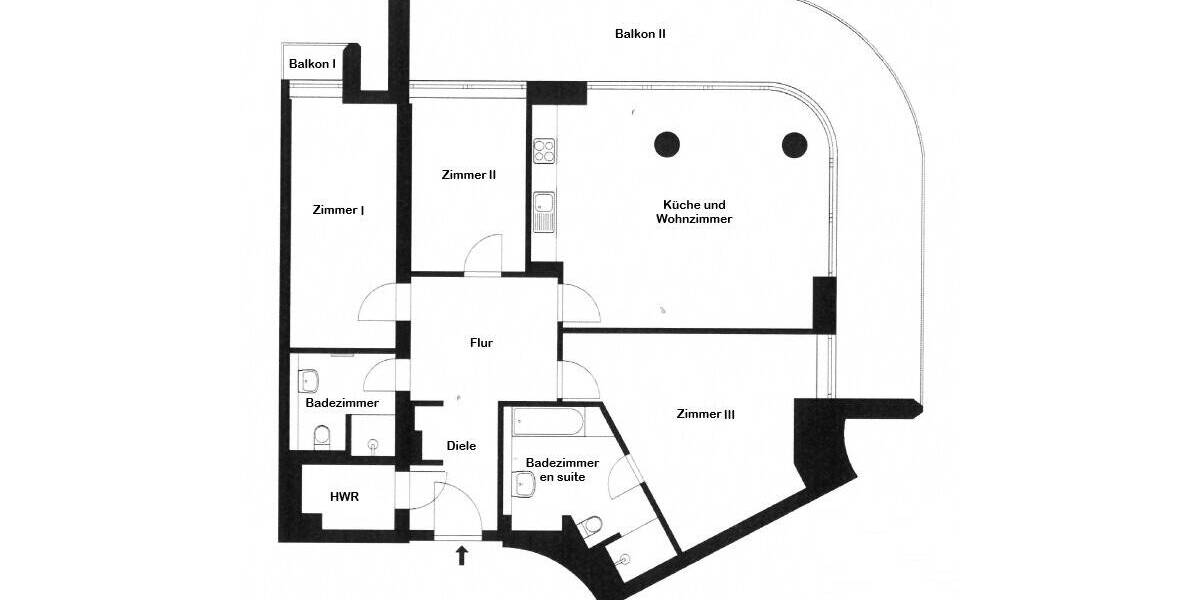 Etagenwohnung Frankfurt am Main Gallus - 4 Zimmer, 112 m&sup2;, 4.750&euro; | Angebot:26758548
