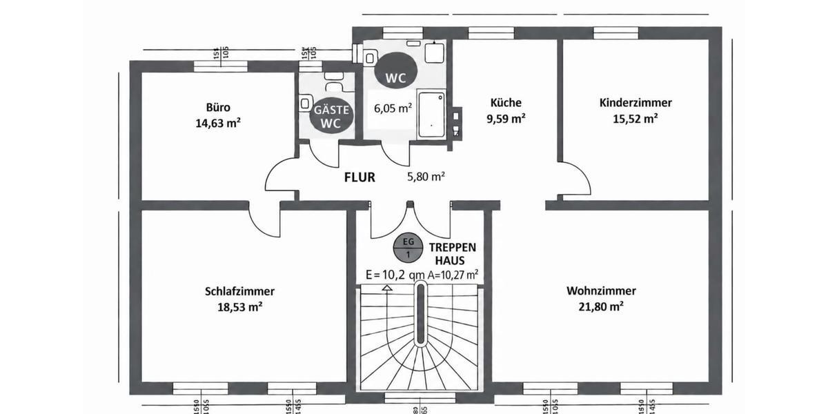 Erdgeschoßwohnung Köthen (Anhalt) - 4 Zimmer, 90 m&sup2;, 800&euro; | Angebot:26534056