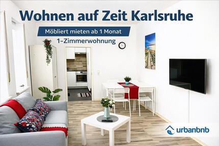 Wohnen auf Zeit Karlsruhe Mühlburg - 1 Zimmer, 34 m&sup2;, 1.100&euro; | Angebot:26213611