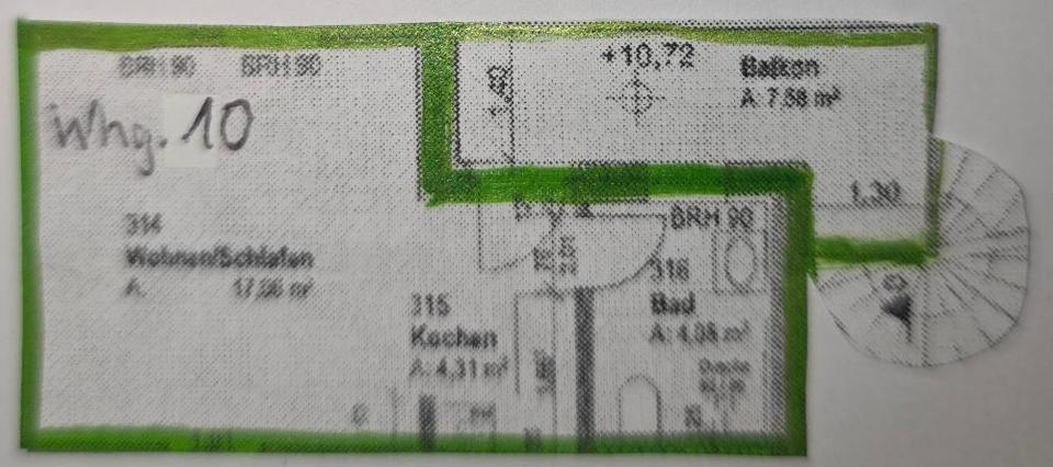 Etagenwohnung Elgersburg - 1 Zimmer, 29 m&sup2;, 305&euro; | Angebot:24816437